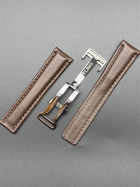 original breitling lederarmband mit faltschließe|Breitling lederarmband.